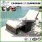 Outdoor rattan beach chairs/ sunbed/ lounger/daybed,SGS PE rattan