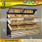 Food supermarket steel and solid wood material vegetable store equipment