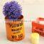 Wholesale decorative baby bucket small metal hanging flower bucket