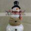 Wholesale Christmas Decorative Resin Snowman with led light