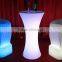 Colorful plastic rotational led chair/led bar chair/club cocktail table