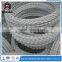 WEIHAO hot selling Standard Flat wrap and Concertina coil razor wire