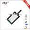 Best selling 2017 suitcase parts pvc luggage tag wholesale