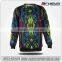 custom sublimation sweatshirt, longline wholesale blank pullover