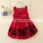 Super nice autumn winter warm dress high quality popular colorful children girls woolen dress for girls