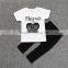 S17548A wholesale manufacturer summer children stylish girl clothing set