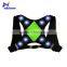 kids biker wear led reflective cycling vest cool X design