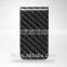 Real Carbon Fiber Money Clip Glossy Black Credit Card holder Money Wallet