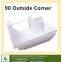 Factory offer PVC/plastic colored rain gutter connector for rain collection system