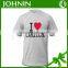 Wholesale 100% cotton factory price custom t-shirt printing