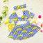 Child 2pcs Swim Skirt Swimwear Kids Floral Two Piece Swimdress Little Girls Swimsuit Skirt