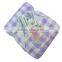 pretty jacquard fluffy fleece baby blanket