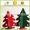 plain style 3d decorative felt christmas tree