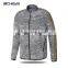 Nylon varsity jacket,leather sleeve varsity letterman jacket red black