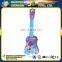 Fashion custom design cartoon plastic rock guitar toy with music