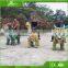 Theme park animatronic dinosaur products kiddie rides of China manufacture