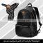 PU leisure backpack LED school bag flash backpack led for teenager