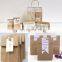 Cheap kraft paper bag, Die cut paper bag, Cosmetic craft paper bag with famous brand