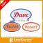Brand Name Logo Sew on Fabric Embroidery Patch Design