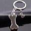 Dog Bone Metal Keychain 3D Zinc Alloy Promotional Gift