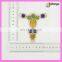 Bailange metal claw new design colorful wholesale shoe ornament