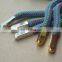 Factary direct custom bullet /square /flat shape custom color metal shoelace aglet with screw on it