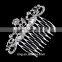 Hot Selling Fashion Crystal Flower Hair Comb Tiaras Pin Clip Hair Accessories