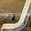 Customized Hopper and Discharge Chute Inclined Belt Conveyor