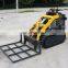 Compact Mini Rubber Track Skid Steer Loader