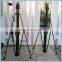 10m portable manual hand winch telescopic antenna mast