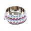 Wholesale Custom Stainless Steel Plastic Melamine Small Dog Bowl For Pets