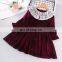children's girls red black lace dress