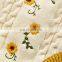 2020 autumn and winter hot models baby girl hand-embroidered cotton daisy flower pullover knitted sweater shorts suit
