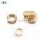 BT6022 galvanized brass copper threaded welded y pipe fitting