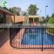Pool garden steel square tube fence design customized iron garrison fencing for Australia Market
