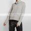 Designer Ribbed Knit Turtle Neck Cashmere Wool Knit Sweater for Women