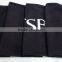 black 100% cotton thick printed towel