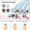 2021 wholesale detachable 6 section weighted hula loop for adults and children exercise fitness hula hoops