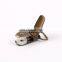 Fashion Customized Adjustable Duck Mouth Buckle Strap Metal Pacifier Suspender Clip