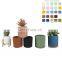 New Custom Cheap Outdoor Indoor Garden Decorative Nordic Round Ceramic Succulent Planter Flower Plant Pot for Home Decor