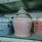 For decoration Chinese Hand Painted Red Ceramic Jars