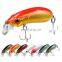 Factory Price 5cm/6.6g Floating Deep  Freshwater Bass Fishing 3D Eyes Hard Plastic Lure Crankbait