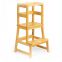 Wooden  Kitchen Helper Baby Step Stool Learning Tower  Kitchen　Step Stool