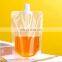 BPA Free Refillable Recycled Customized Resealable Bag Liquid Plastic Pouches Stand Up Spout Reusable Baby Food Pouch with Spout