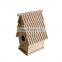 customized eco-friendly small wooden bird house practical birds cages