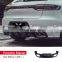 Universal rear bumper diffuser body kit tail bumper lip car rear bumper spoiler lip