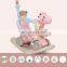 Kids outdoor playground accessories plastic little rocking horse children toys car animal spring rider