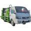 Dongfeng 3cbm mini garbage truck for sale 2ton capacity garbage compactor truck