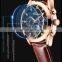 CHENXI 903 Luxury Fashion Quartz Wristwatches Men Sport Chronograph Leather Strap Business Waterproof Quartz Wristwatch