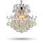 Mini Chandelier Crystal Ceiling Light Small Flush Mount Ceiling Light Ceiling Lights for Bedroom Bathroom Hallway